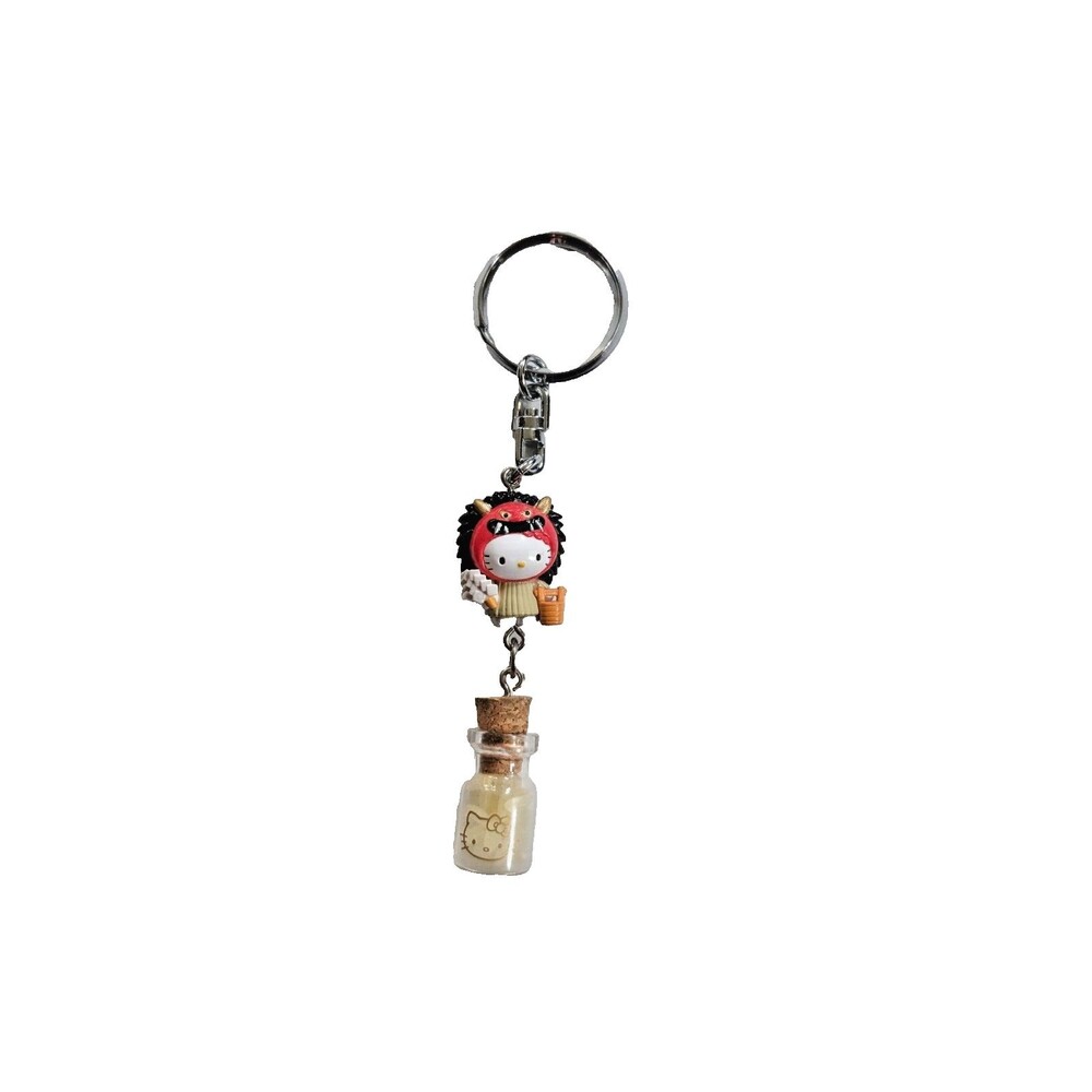 Hello Kitty Gotochi Keychain‎ Charm Akita Namahage Limited Edition Made in Japan
